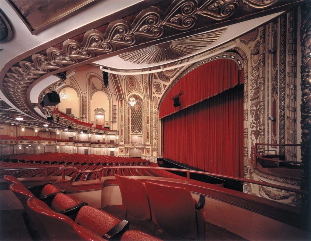Cadillac Palace Theatre stage