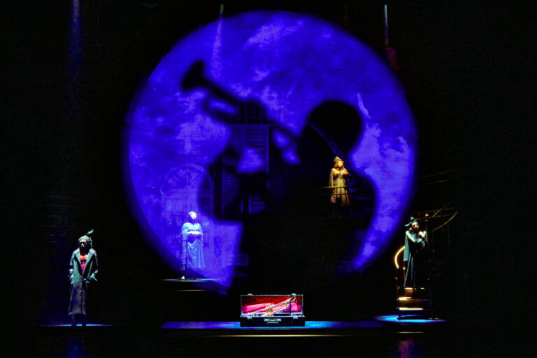 Khalifa White (Daisy Parker), Jennie Harney-Fleming (Lil Hardin), Ta_Rea Campbell (Lucille Wilson), Brennyn Lark (Alpha Smith) in A Wonderful World ©Jeremy Daniel