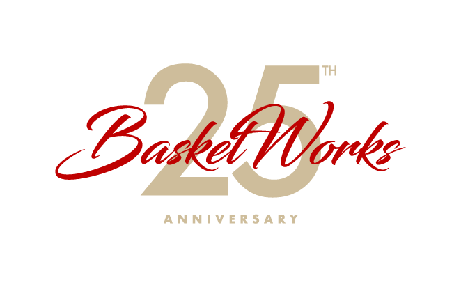 Basketworks 25th anniversary logo