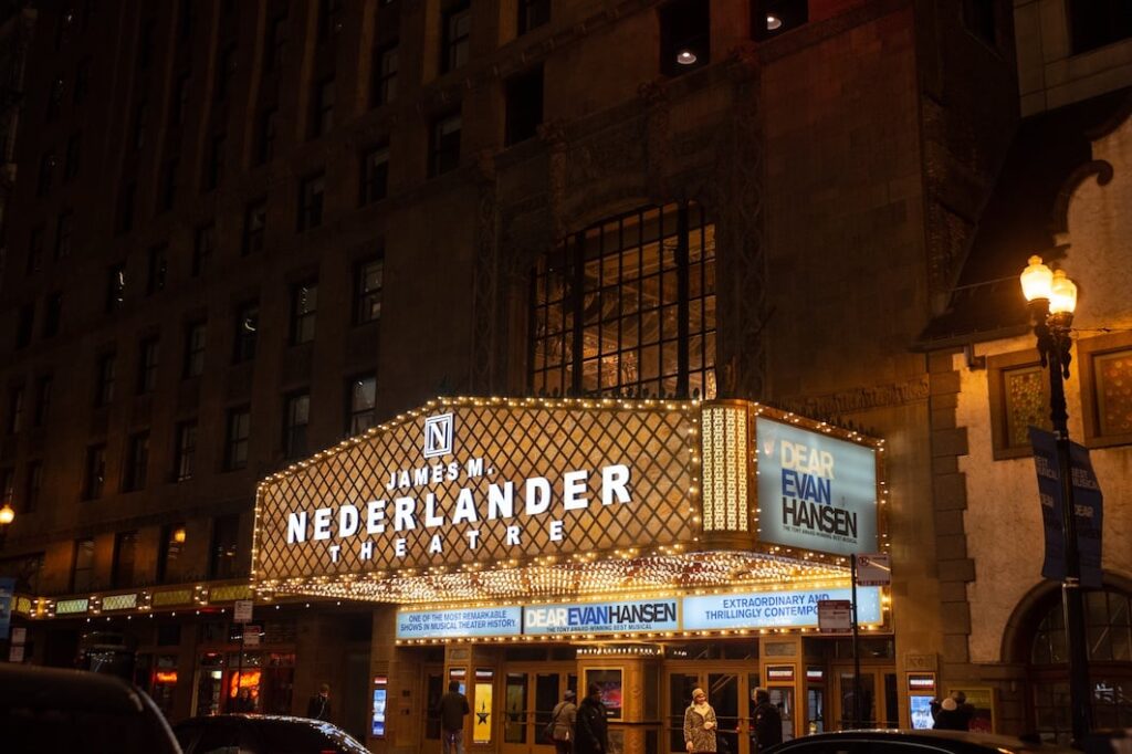 James M. Nederlander Theatre entrance