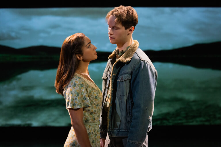 Chiara Trentalange and Ben Biggers in the GIRL FROM THE NORTH COUNTRY North American Tour (photo by Evan Zimmerman for MurphyMade)