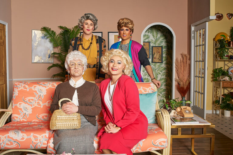 The cast of GOLDEN GIRLS_ THE LAUGHS CONTINUE. Photo credit_ Murray and Peter Present
