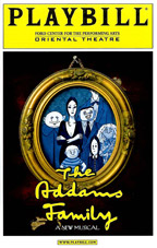 The Addams Family Playbill at Broadway in Chicago