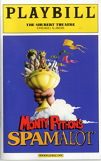 Spamalot playbill