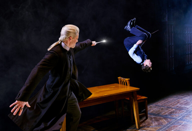 (7) Aaron Bartz as Draco Malfoy and Steve Haggard as Harry Potter – HPCC NY - (C) Matthew Murphy for MurphyMade