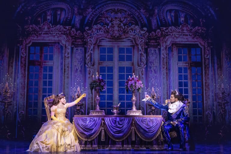 Kyra Belle Johnson and Fergie L. Philippe in Disney's Beauty and the Beast. Photo by Matthew Murphy. (c) Disney