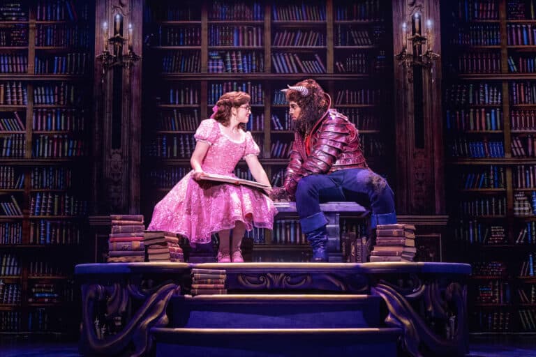 Kyra Belle Johnson and Fergie L. Philippe. Disney's Beauty and the Beast. Photo by Matthew Murphy. (c) Disney(1)