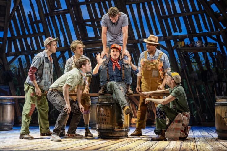 The Cast of The North American Tour of SHUCKED (Photo by Matthew Murphy and Evan Zimmerman) 3449