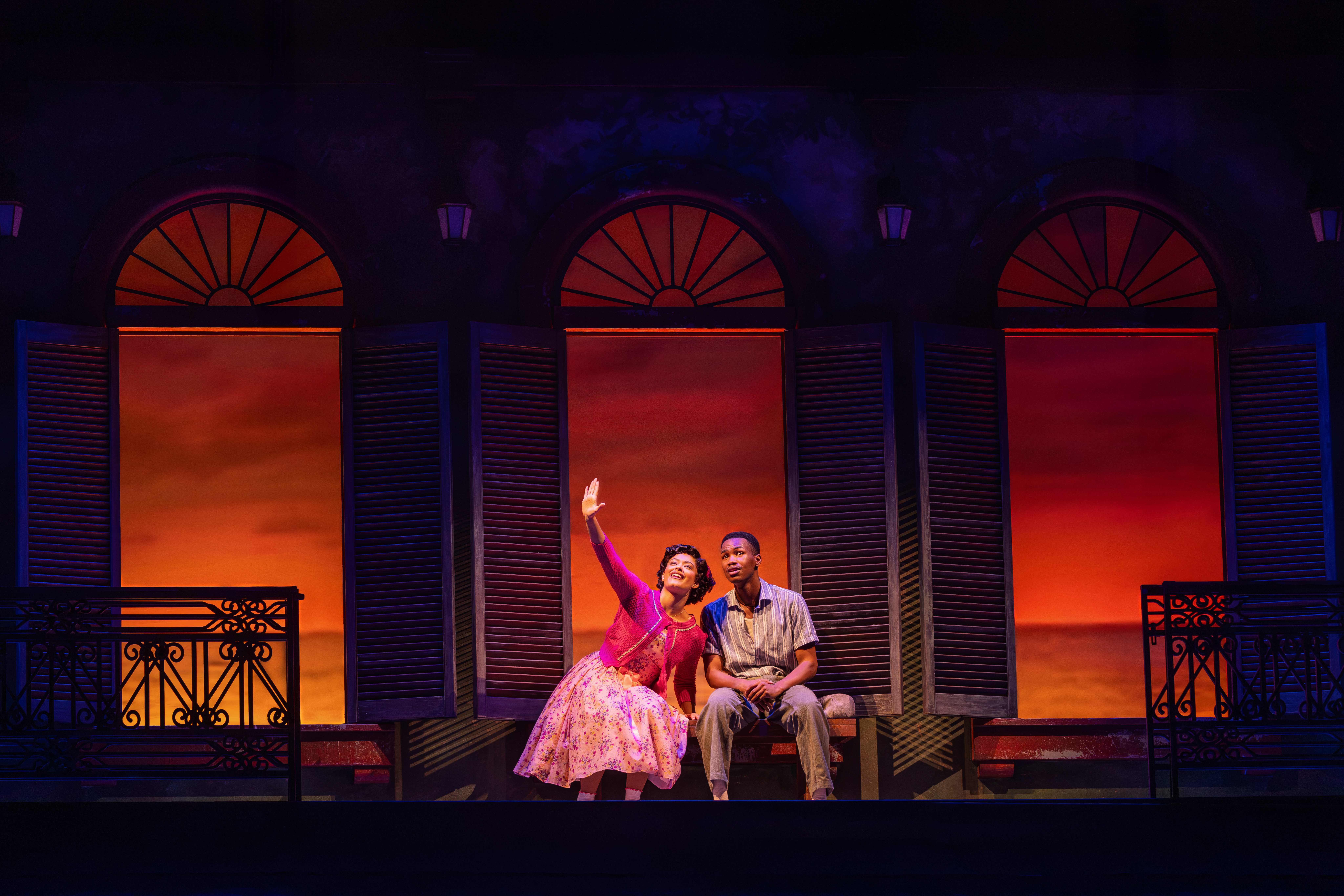 1853 - Isabel Gonzalez and Jaleel Battles Jr. in the North American Tour company of Buena Vista Social Club, photo by Matthew Murphy